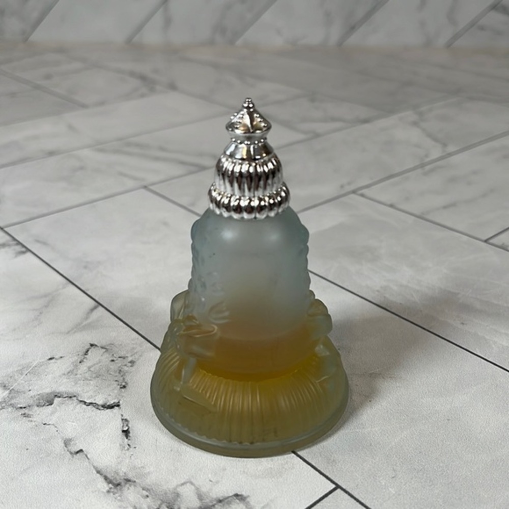 Vintage Retro Avon Decanter Joyous Bell Topaze Cologne